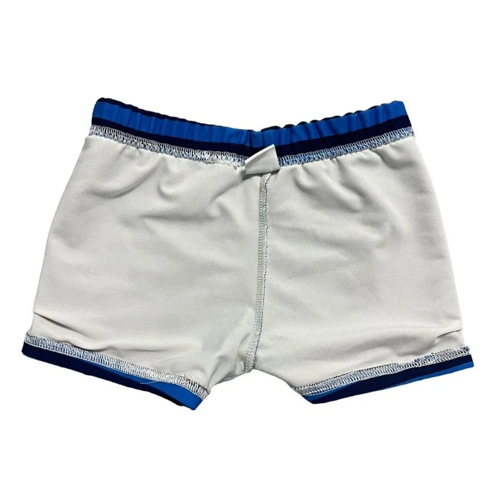 Rad Rev Revolution Kids Sz 6 Blue Striped Swim Shorts